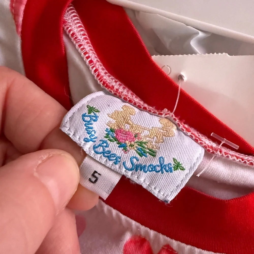 Busy Bee Smocks Valentines Pajama Set